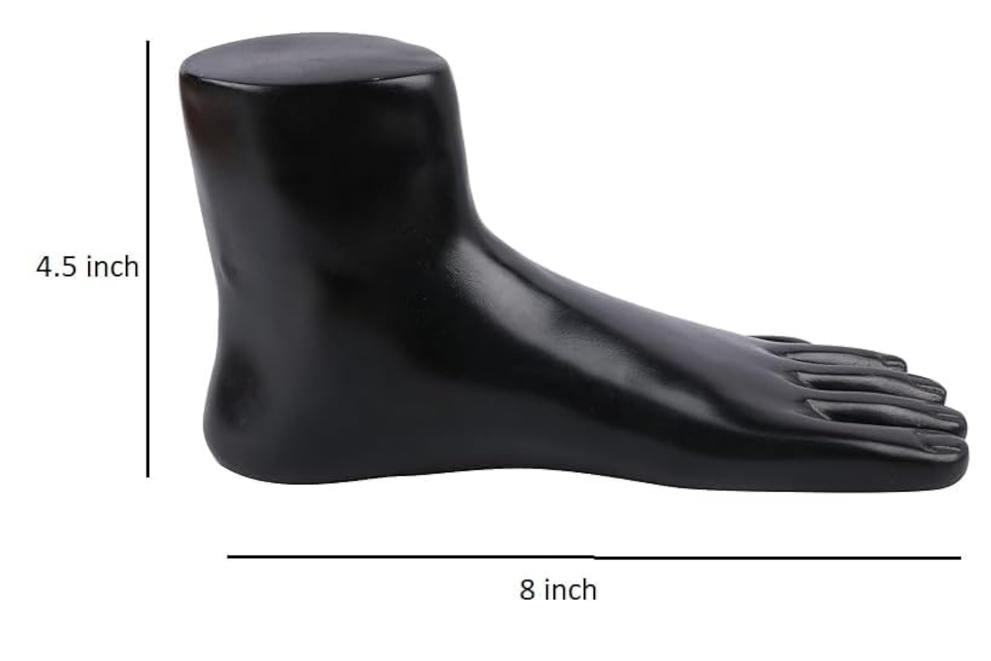 Black Mannequin Foot Display for Anklets